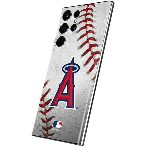 MLB Los Angeles Angels Game Ball Galaxy S22 Ultra Skin