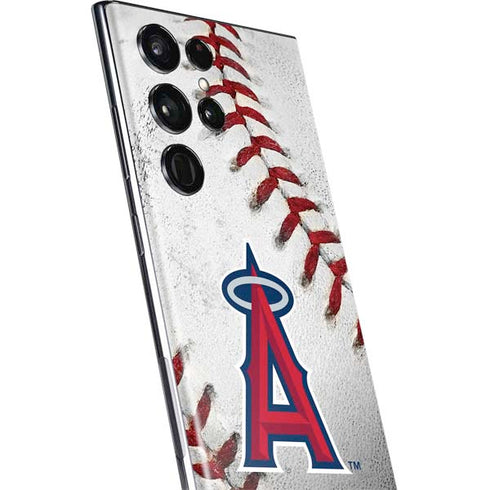 MLB Los Angeles Angels Game Ball Galaxy S22 Ultra Skin