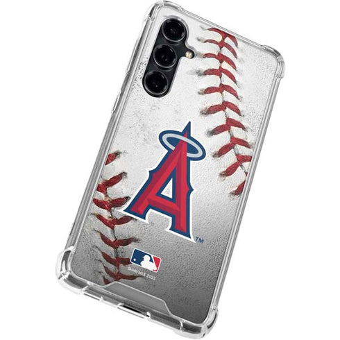 MLB Los Angeles Angels Game Ball Galaxy S23 FE Clear Case