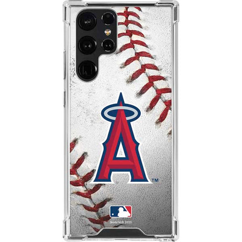 MLB Los Angeles Angels Game Ball Galaxy S24 Ultra Clear Case