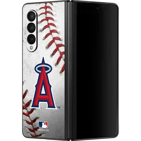 MLB Los Angeles Angels Game Ball Galaxy Z Fold3 5G Skin
