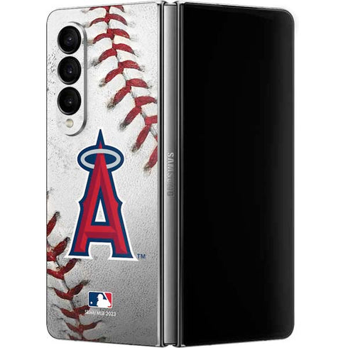 MLB Los Angeles Angels Game Ball Galaxy Z Fold4 5G Skin