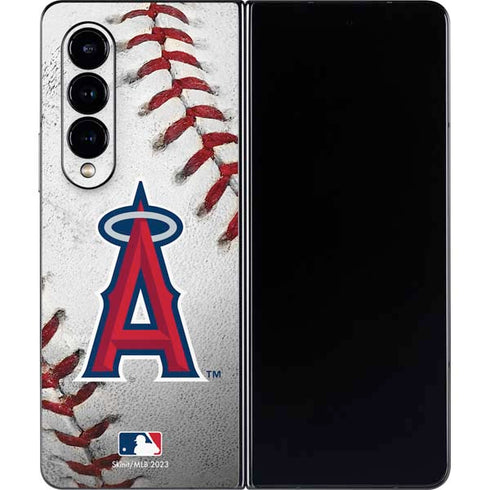 MLB Los Angeles Angels Game Ball Galaxy Z Fold4 5G Skin