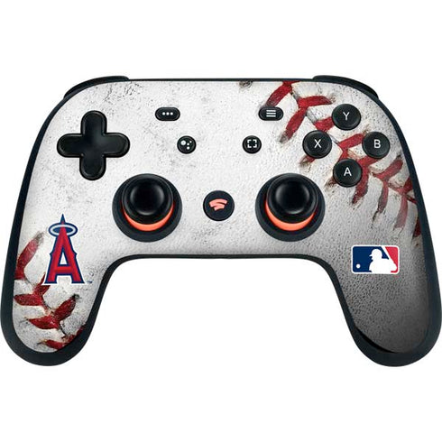 MLB Los Angeles Angels Game Ball Google Stadia Controller Skin