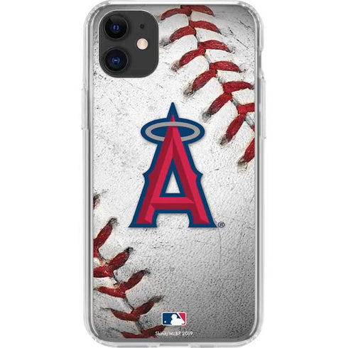 MLB Los Angeles Angels Game Ball iPhone 11 Clear Case