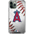 MLB Los Angeles Angels Game Ball iPhone 11 Pro Max Clear Case