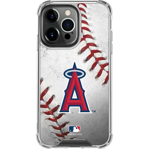 MLB Los Angeles Angels Game Ball iPhone 14 Pro Clear Case