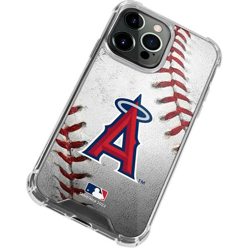 MLB Los Angeles Angels Game Ball iPhone 14 Pro Max Clear Case