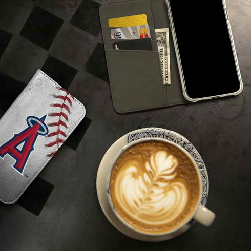 MLB Los Angeles Angels Game Ball iPhone 15 Pro Max Folio Case