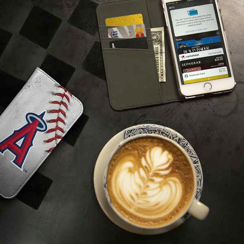 MLB Los Angeles Angels Game Ball iPhone SE (2nd & 3rd Gen) Folio Case