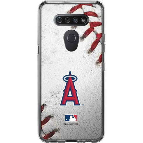 MLB Los Angeles Angels Game Ball LG K51/Q51 Clear Case