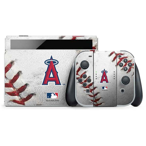 MLB Los Angeles Angels Game Ball Nintendo Switch OLED (2021) Skin