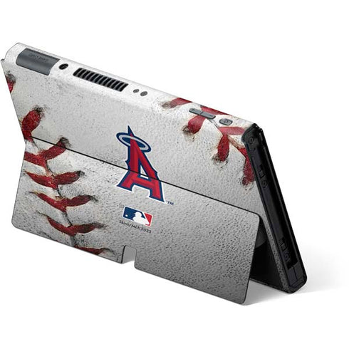 MLB Los Angeles Angels Game Ball Nintendo Switch OLED (2021) Skin