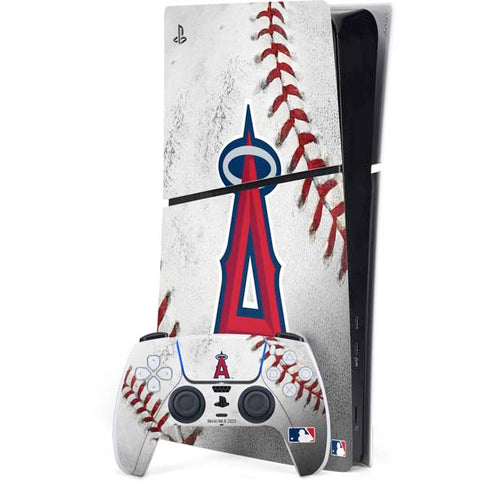 MLB Los Angeles Angels Game Ball PS5 Slim Digital Edition Bundle Skin