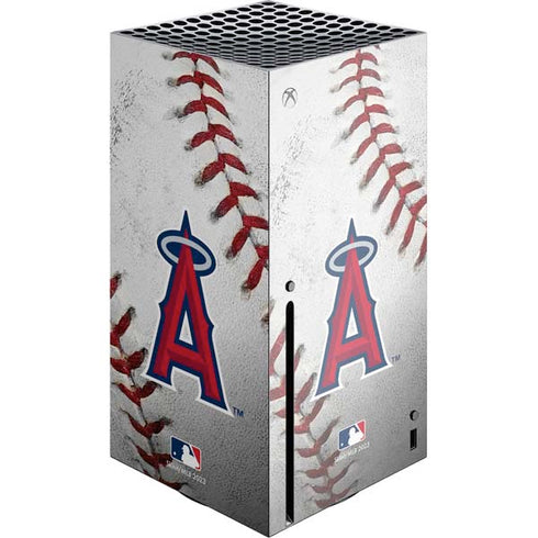 MLB Los Angeles Angels Game Ball Xbox Series X Console Skin