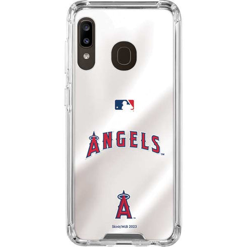 MLB Los Angeles Angels Jersey Galaxy A30 Clear Case