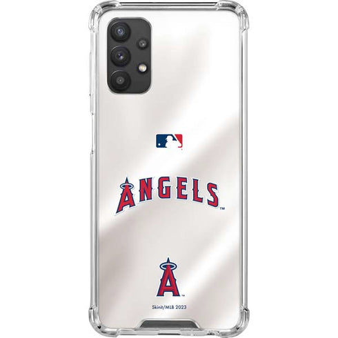 MLB Los Angeles Angels Jersey Galaxy A32 5G Clear Case