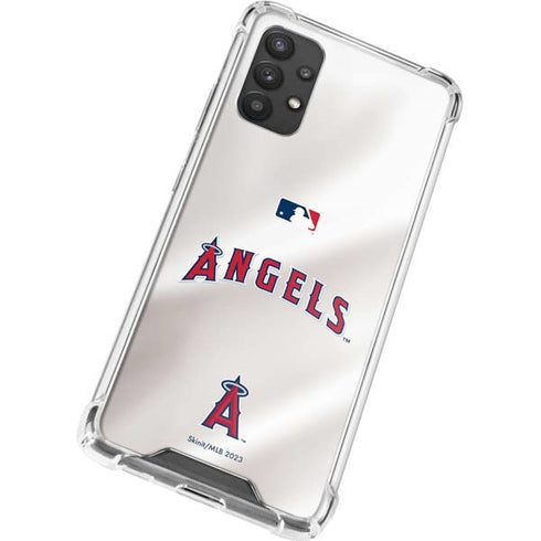 MLB Los Angeles Angels Jersey Galaxy A32 5G Clear Case