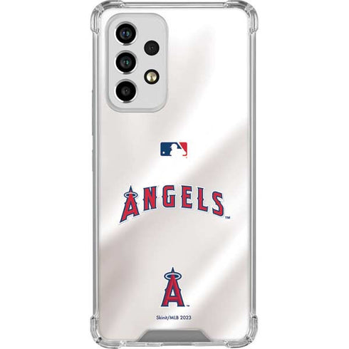 MLB Los Angeles Angels Jersey Galaxy A33 5G Clear Case
