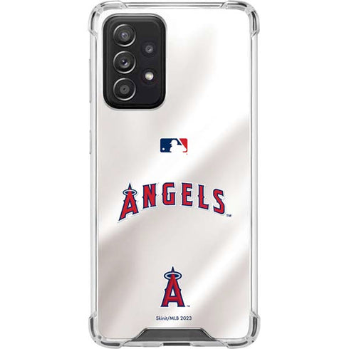 MLB Los Angeles Angels Jersey Galaxy A52 5G Clear Case