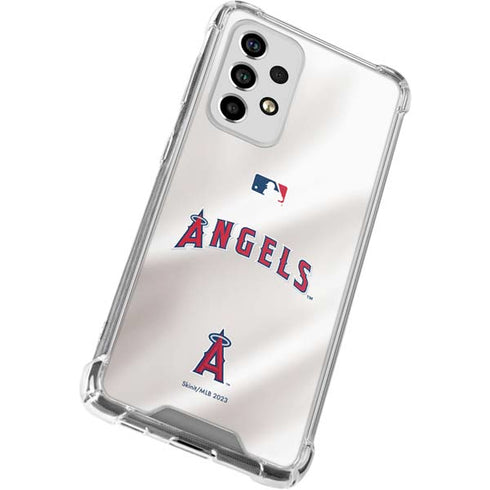 MLB Los Angeles Angels Jersey Galaxy A53 5G Clear Case