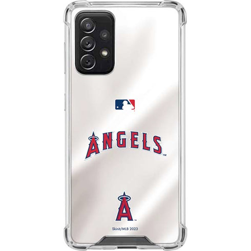 MLB Los Angeles Angels Jersey Galaxy A72 5G Clear Case