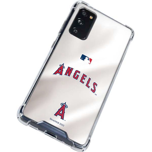 MLB Los Angeles Angels Jersey Galaxy S20 FE Clear Case