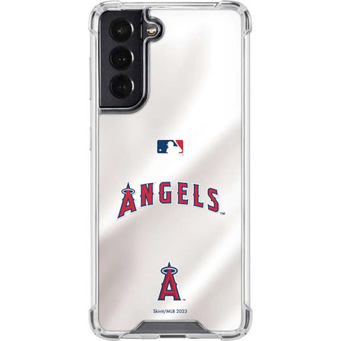 MLB Los Angeles Angels Jersey Galaxy S22 Clear Case