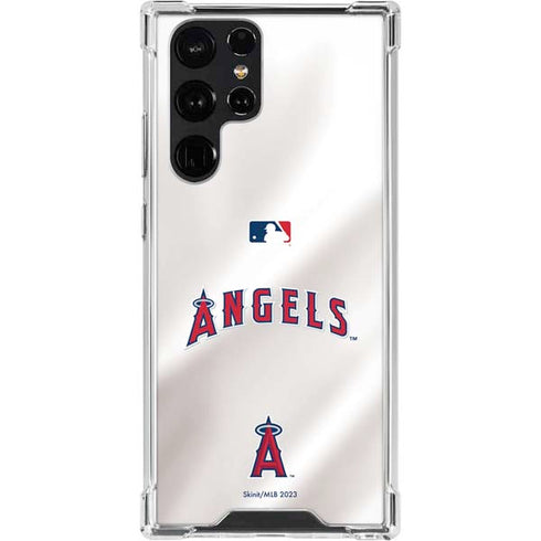 MLB Los Angeles Angels Jersey Galaxy S22 Ultra Clear Case
