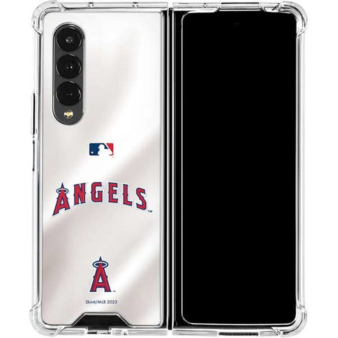 MLB Los Angeles Angels Jersey Galaxy Z Fold4 5G Clear Case