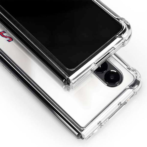 MLB Los Angeles Angels Jersey Galaxy Z Fold4 5G Clear Case