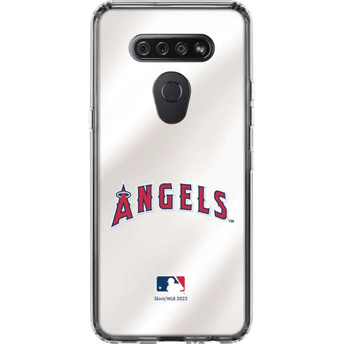 MLB Los Angeles Angels Jersey LG K51/Q51 Clear Case