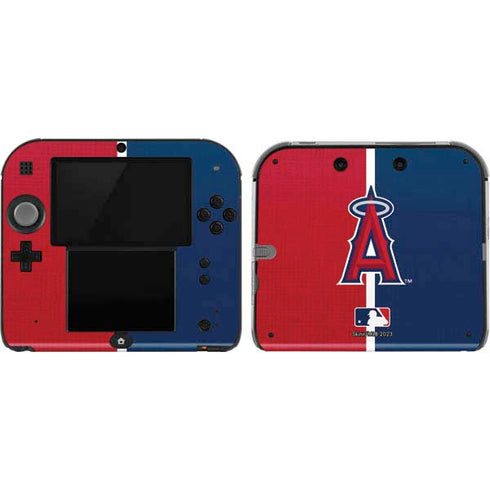 MLB Los Angeles Angels Split Nintendo 2DS Skin