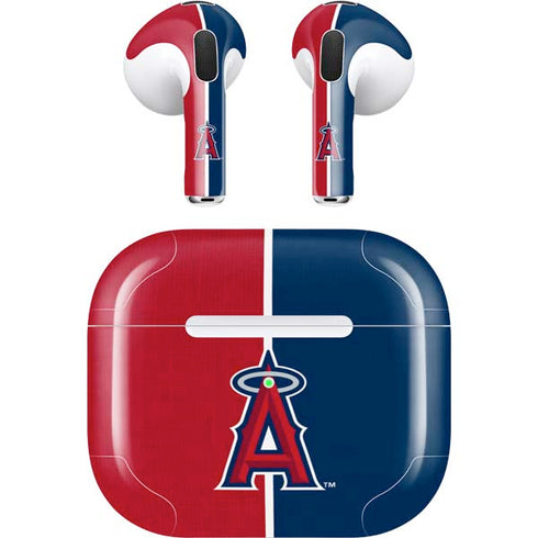 MLB Los Angeles Angels Split Apple AirPods (3rd Gen 2021) Skin