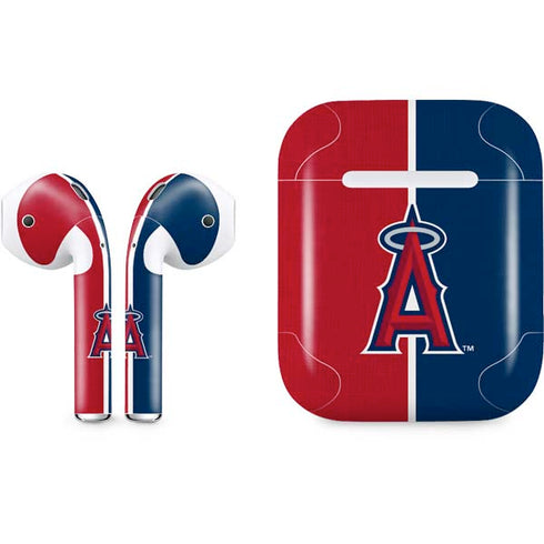 MLB Los Angeles Angels Split Apple AirPods Skin