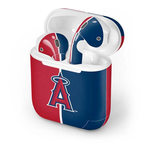 MLB Los Angeles Angels Split Apple AirPods Skin