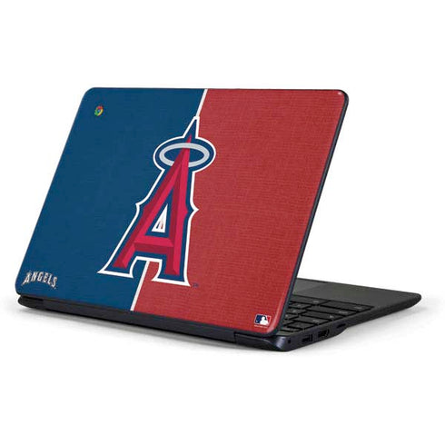 MLB Los Angeles Angels Split Samsung Chromebook Skin