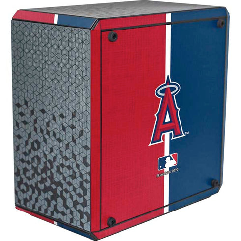 MLB Los Angeles Angels Split Cooler Master MasterBox Q300L Mini Tower Skin