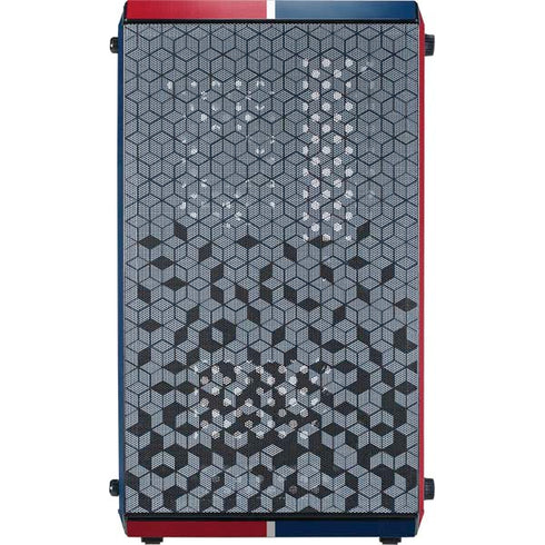 MLB Los Angeles Angels Split Cooler Master MasterBox Q300L Mini Tower Skin