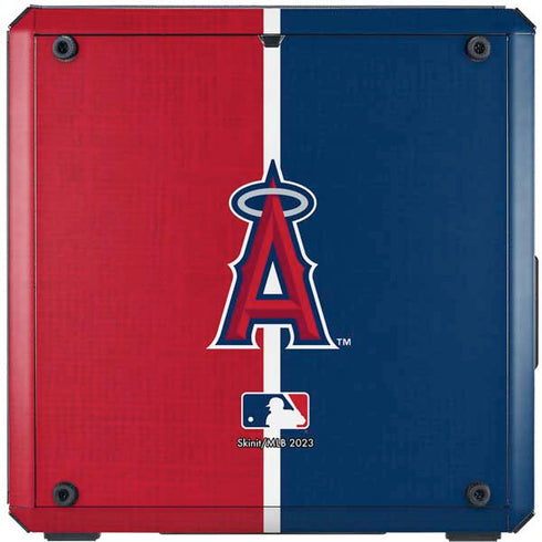 MLB Los Angeles Angels Split Cooler Master MasterBox Q300L Mini Tower Skin