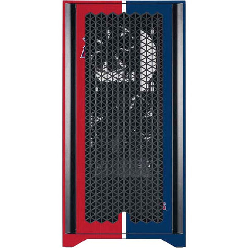 MLB Los Angeles Angels Split Corsair 4000D Tempered Glass Mid-Tower ATX Case Skin