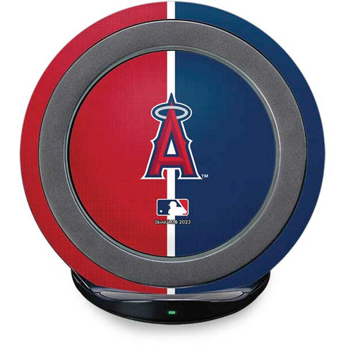 MLB Los Angeles Angels Split Fast Charge Wireless Charging Stand Skin