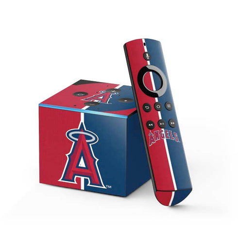 MLB Los Angeles Angels Split Fire TV Cube Skin