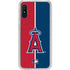 MLB Los Angeles Angels Split Galaxy A10e Clear Case