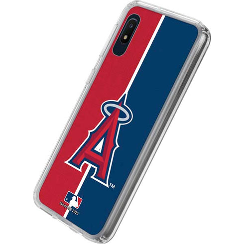 MLB Los Angeles Angels Split Galaxy A10e Clear Case