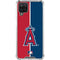 MLB Los Angeles Angels Split Galaxy A12 Clear Case