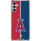 MLB Los Angeles Angels Split Galaxy A13 5G Clear Case