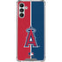 MLB Los Angeles Angels Split Galaxy A13 5G Clear Case