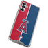 MLB Los Angeles Angels Split Galaxy A13 5G Clear Case