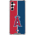 MLB Los Angeles Angels Split Galaxy A14 5G Clear Case